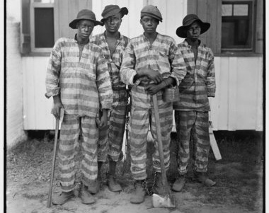 Convicts leased to harvest timber.Florida Photographic Collection, Florida State Library