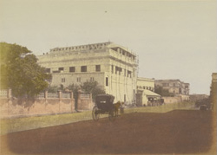 The ice house in Calcutta. Photo by Frederick Fiebig, 1851. Source: The British Library, London, England.